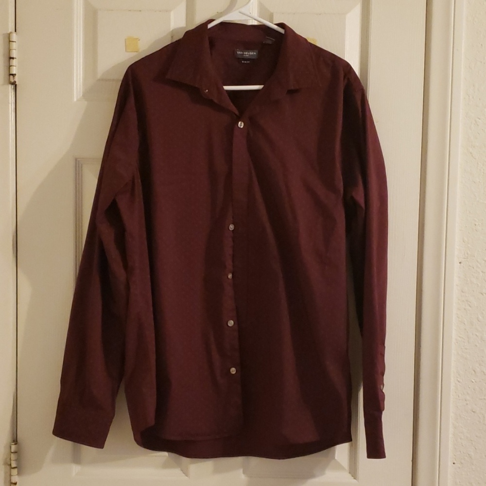 Van Heusen flex slim fit long sleeve button up